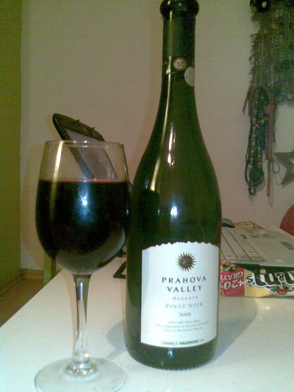 Pui cu sos roquefort - Pinot noir sec